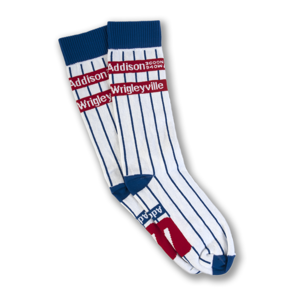 Chicago Addison - Wrigley Pinstripe Socks Transit Tees Socks