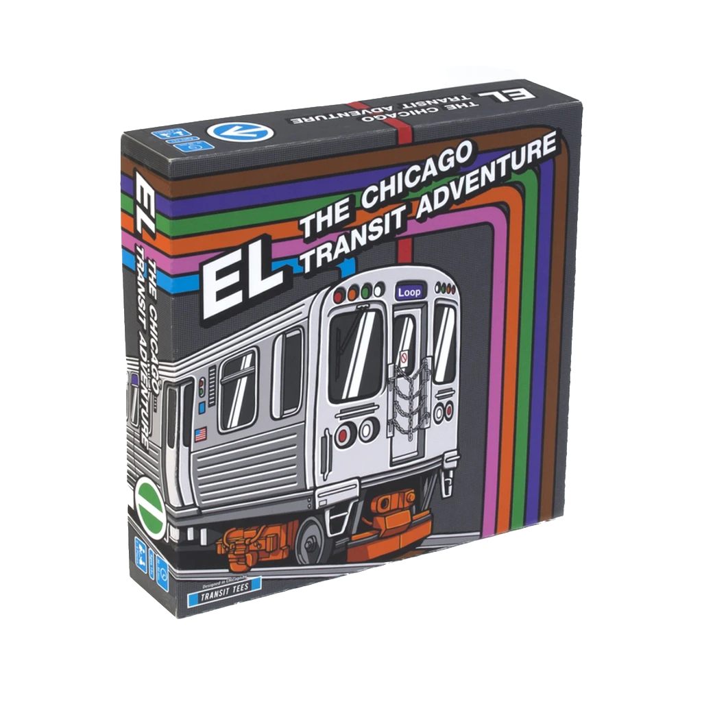 EL — The Chicago Transit Adventure Board Game Transit Tees Toys & Games - Puzzles & Games