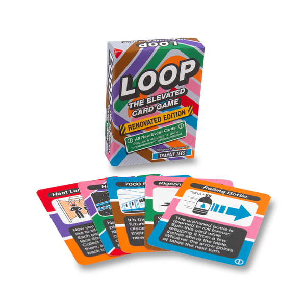 Loop: The Elevated Card Game Renovated Edition Transit Tees Toys & Games - Puzzles & Games - Games
