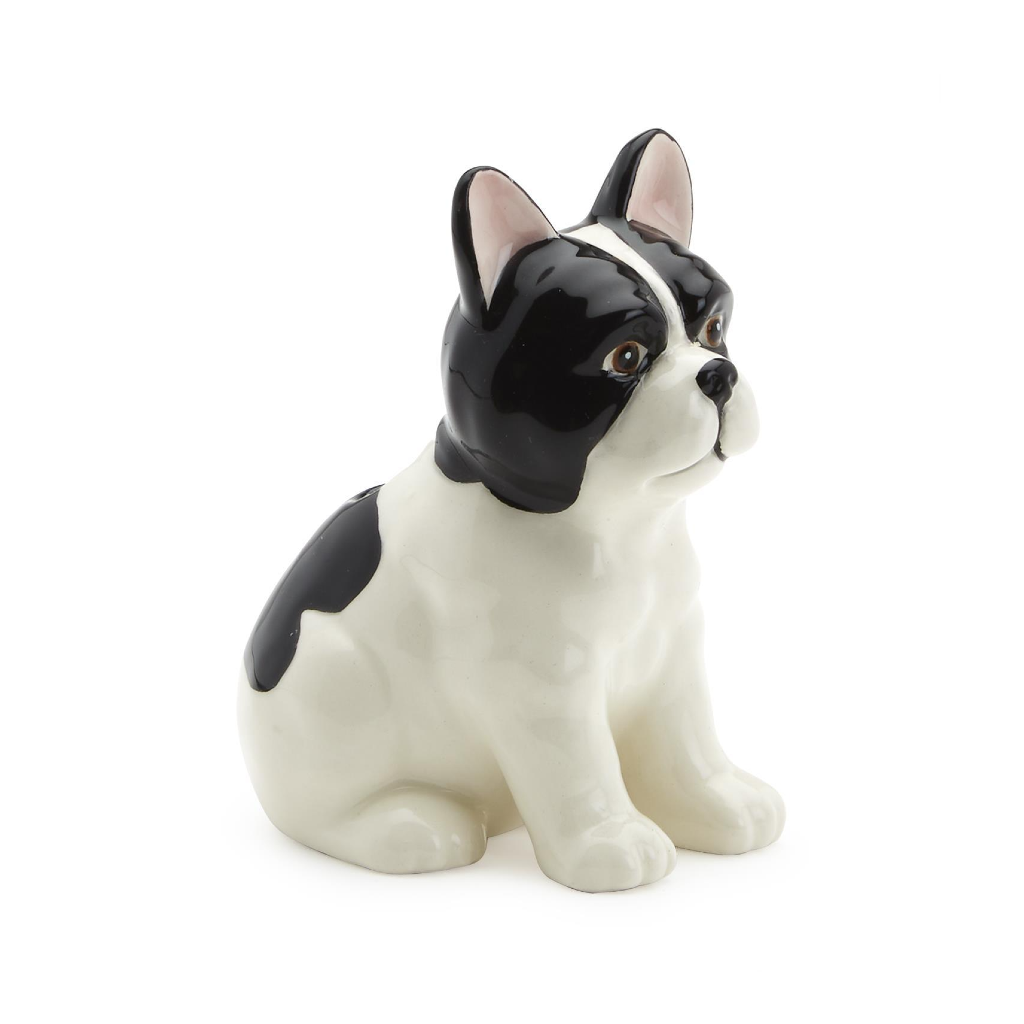 FRENCHIE Dog Toothpick Holder With 20 Picks Two's Company Home