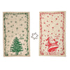 GREEN TREE Jolly Dish Towel with Snowflake Cookie Cutter Two's Company Home - Kitchen - Kitchen & Dish Towels