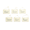 Rectangular Hanging Tag Ornaments - Moments and Memories Two's Company Home - Wall & Mantle - Ornaments