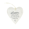 I WISH YOU LIVED Heart Hanging Ornaments Two's Company Home - Wall & Mantle - Plaques, Signs & Frames