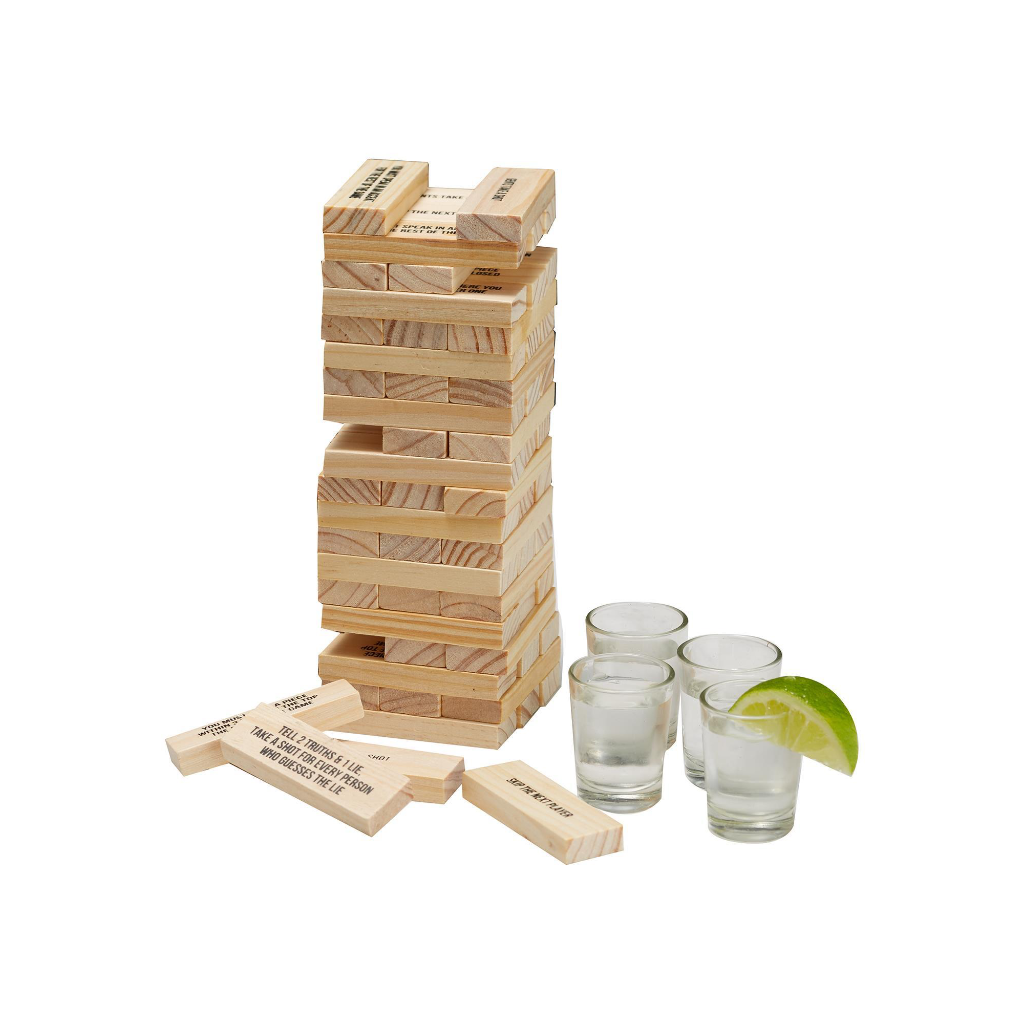 Stumbling Blocks Adult Drinking Game Two's Company Toys & Games
