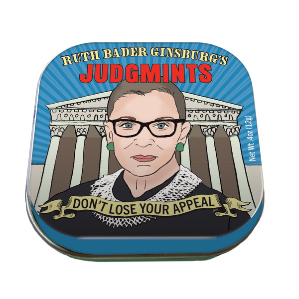 Ruth Bader Ginsburg's Judgmints Unemployed Philosophers Guild Candy & Gum