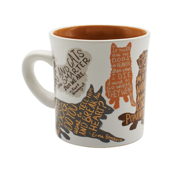 Literary Dog Mug Unemployed Philosophers Guild Home - Mugs & Glasses