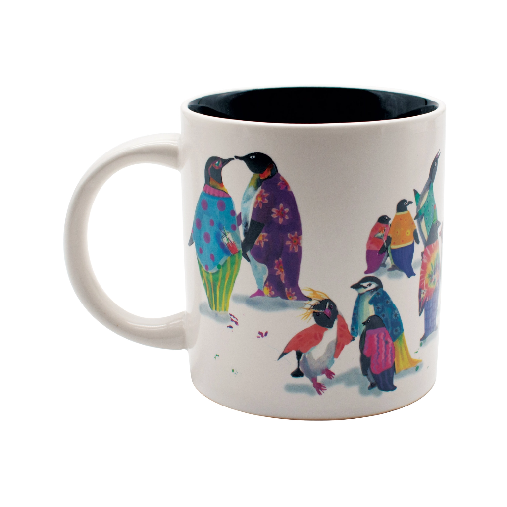 Penguin Party Mug Unemployed Philosophers Guild Home - Mugs & Glasses