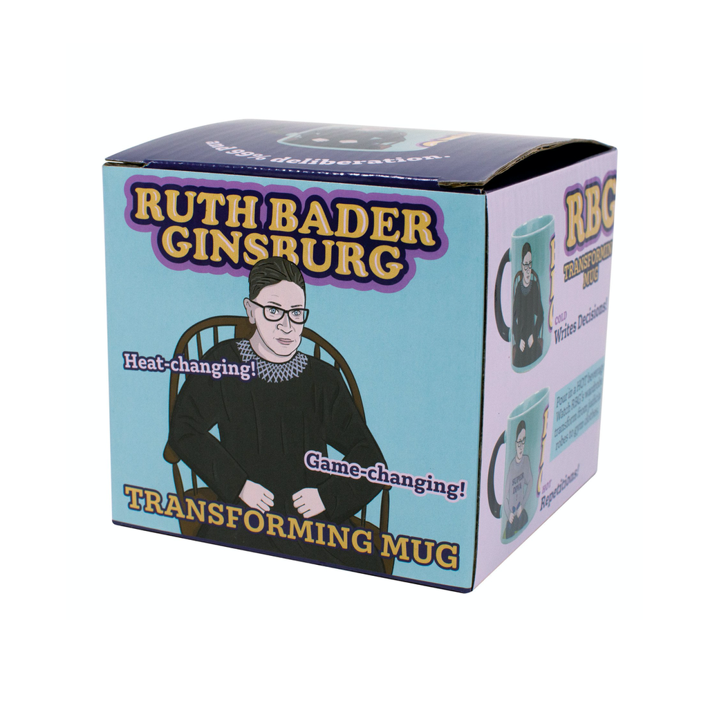 Ruth Bader Ginsburg Transforming Mug Unemployed Philosophers Guild Home - Mugs & Glasses