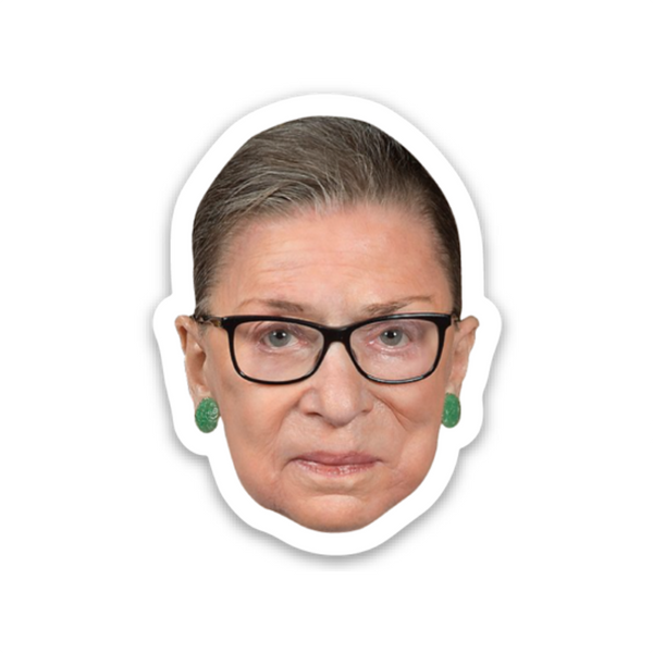 Ruth Bader Ginsburg Face Sticker Urban General Store Goods Impulse - Stickers