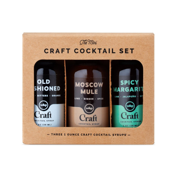 Mini Cocktail Syrup 3-Pack Set W&P Home - Kitchen - Cocktail Syrups & Mixers