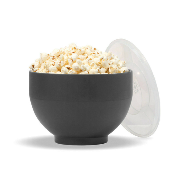 The Popper Microwave Popcorn Popper - Charcoal W&P Home - Kitchen - Popcorn Makers
