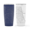 Chicago Map Insulated Pint Tumbler - 20 oz. Well Told Home - Mugs & Glasses - Reusable