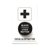 Black Trans Lives Matter Pinback Button Word For Word Factory Impulse - Pinback Buttons