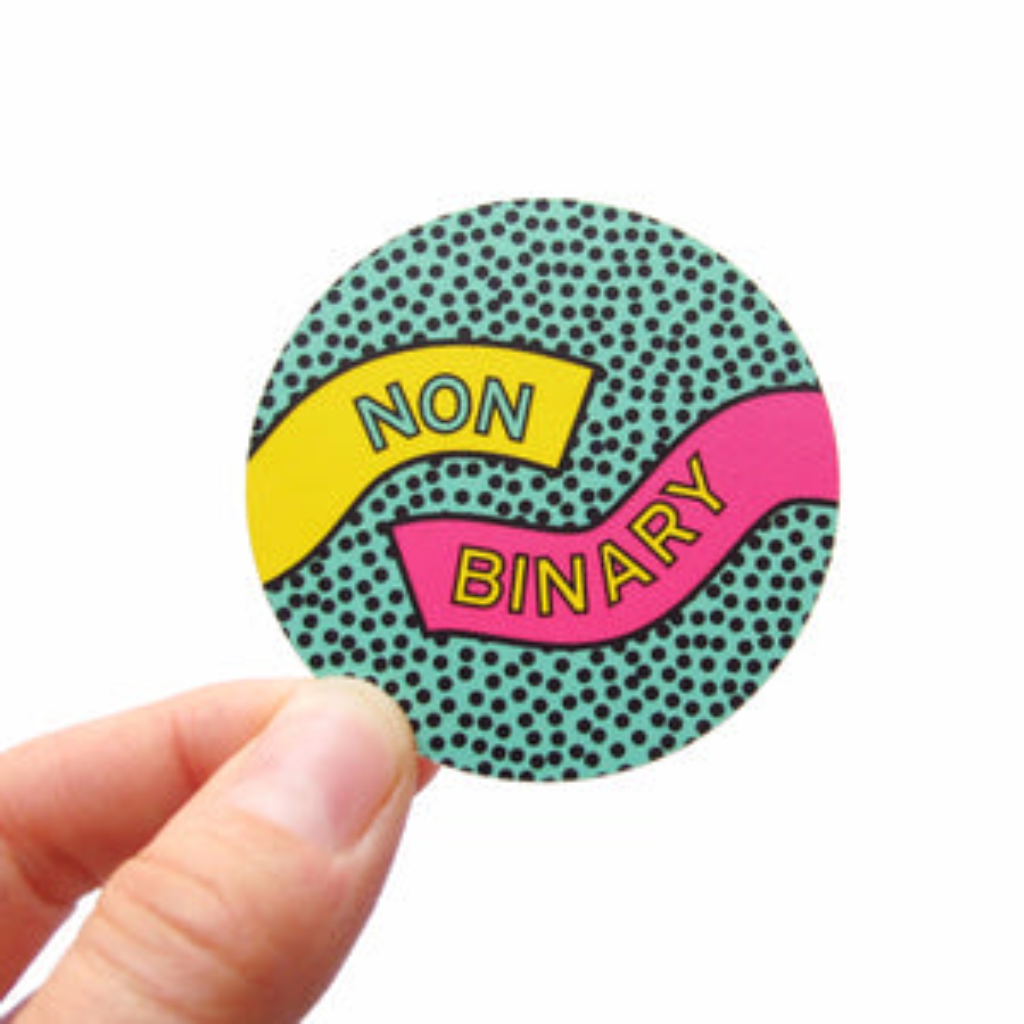 Non-Binary Sticker Word For Word Factory Impulse - Stickers