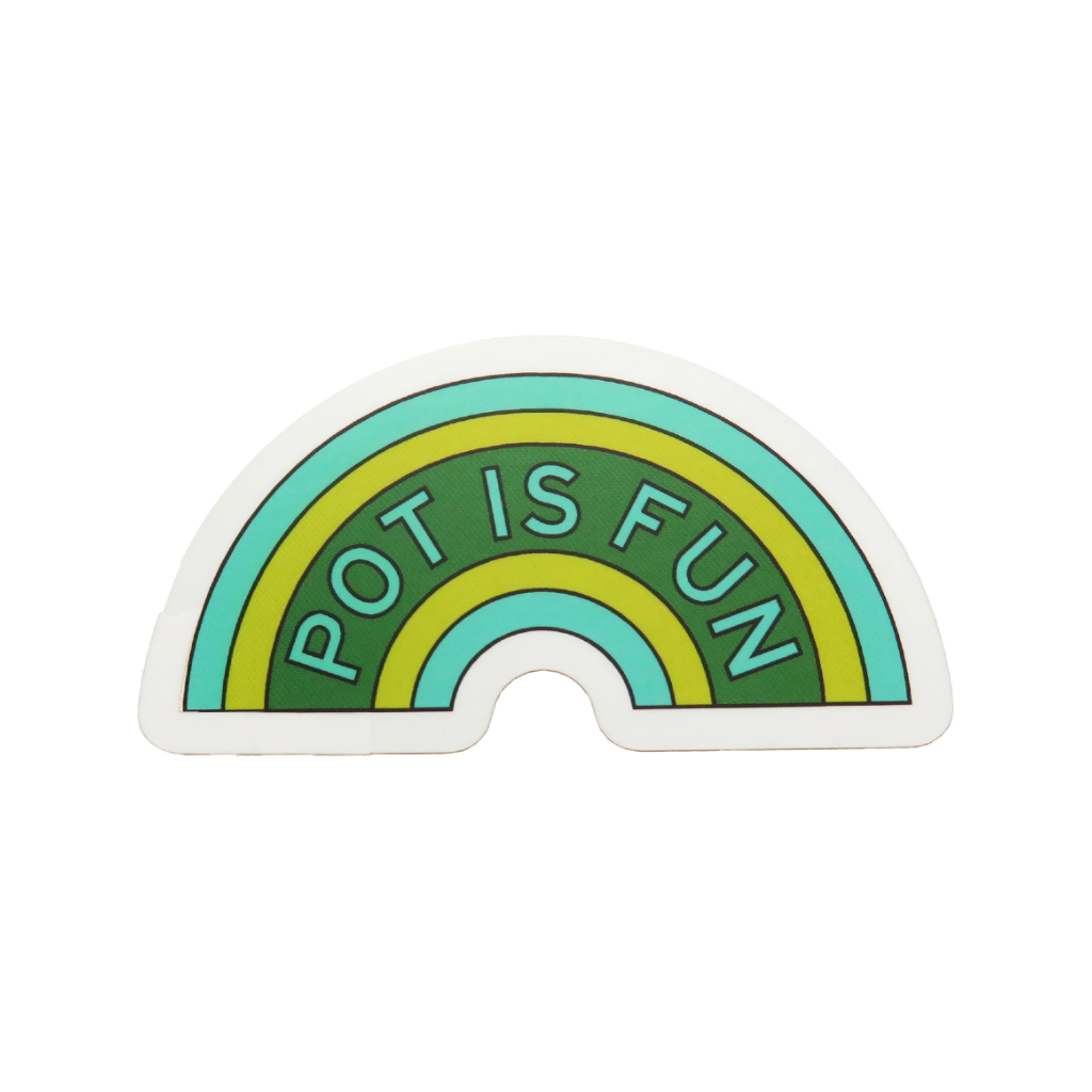 Pot Is Fun Sticker Word For Word Factory Impulse - Stickers