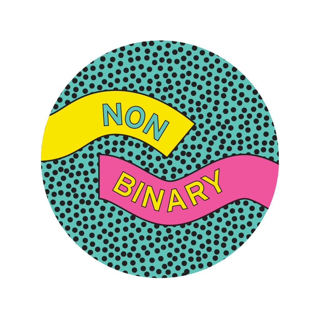 WFW STICKER NON-BINARY Word For Word Factory Impulse - Stickers