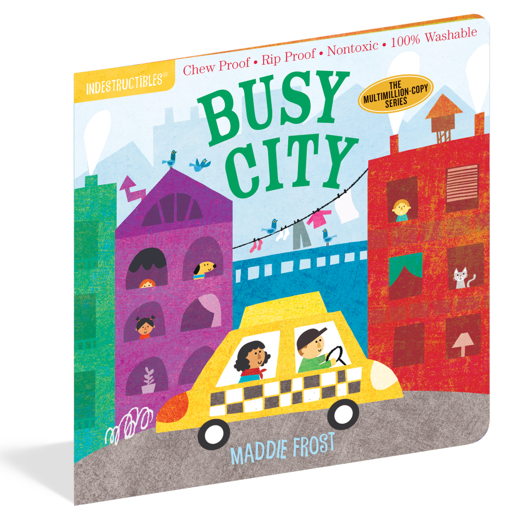 Indestructibles - Busy City Baby Book Workman Publishing Books - Baby & Kids - Board Books