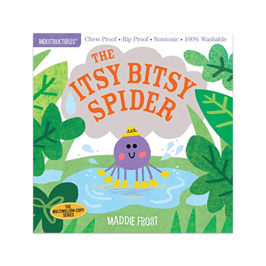 Indestructibles - The Itsy Bitsy Spider Baby Book Workman Publishing Books - Board Book